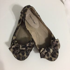 BareTraps Cheetah Print Flats